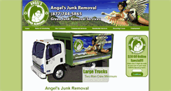 Desktop Screenshot of angelsjunkremoval.com